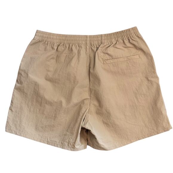 NWOT John Elliott Nylon Kaki Himalayan Relaxed Cropped Shorts - Picture 2 of 8